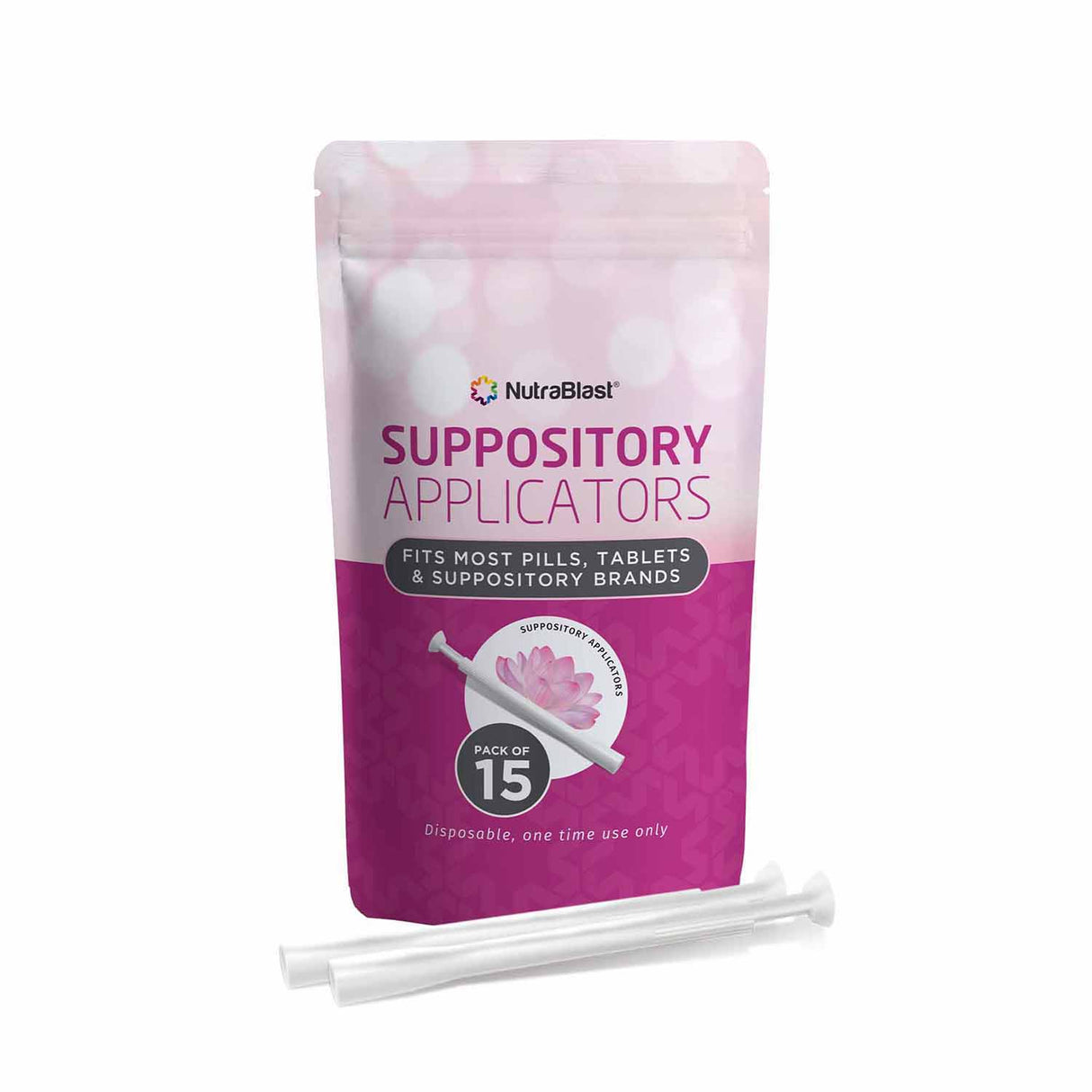 NutraBlast Disposable Vaginal Suppository Applicators Fits Most Sizes